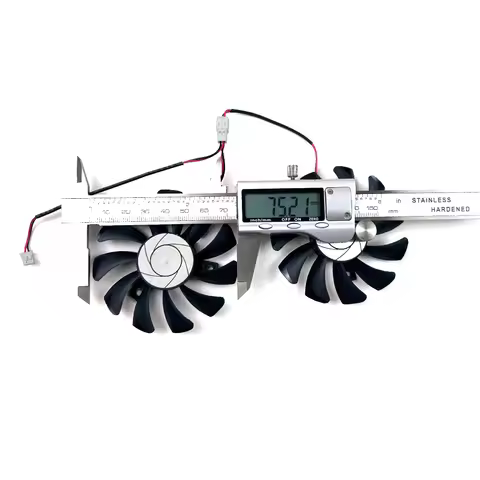 Cooling Fan 75mm 2pin HA8010H12F-Z For MSI GTX 1050 2GT OC 1050Ti 4GT Graphics Video Card Fans