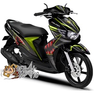 Soul GT 115 Full Body Decal Sticker Soul GT 125 Full Body Striping Mio Soul Green Shark