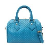 【二手】LOUIS VUITTONSpeedy Bandoulière 20 Nanogram 兩用手袋 M22596 藍色皮革 Speedy Bandoulière 20 女士