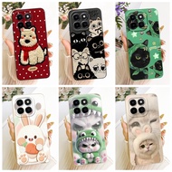For Honor X6C Cute Cat Rabbit Cartoon Phone Casing HonorX6c X 6C 4G NIC-LX1 Lens Protective Soft Sil