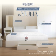 SOLOMON ชุดห้องนอนมินิมอลครบเซต Yuna ฟรีที่นอน