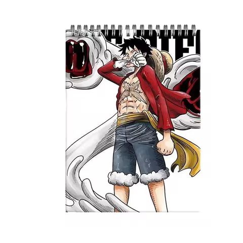 One Piece Notebook B5 Lined Notebook A5 English Notebook 8K Marker Book A4 Sketchbook for Student Wr