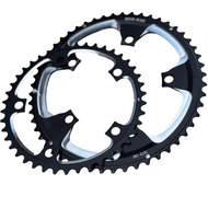 Bike Chainring 130BCD Aluminum Double 42T 52T Road Bike Chain Ring for Versatile 9 10 11 Speed Setup