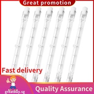 R7S Halogen Light Bulb 118mm 200W 230V Halogen Rod R7S Halogen Bulb R7S Dimmable 6Pack .greatbuysg