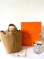 (Sold) Hermes Picotin 18 biscuit ghw