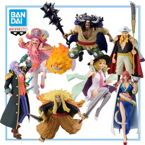 Original Genuine BANDAI BANPRESTO One Piece BATTLE RECORD COLLECTION-GLORIOSA PVC Anime Character Mo