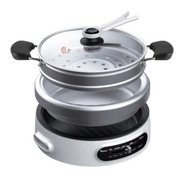 TOYOMI Stainless Steel Hotpot With Grill and Steamer