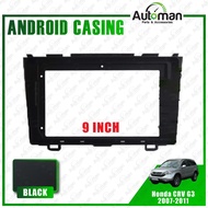 Honda CR-V CRV G3 2007 - 2011 Dashboard Audio Android Player Radio FM Casing Frame