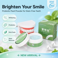 Probiotic Pearl Tooth Powder Whitening Teeth Cleaning Powder Fresh Breath Oral Care Home Daily Use M