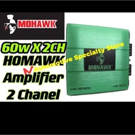 Mohawk Amplifier ME Series 2 Channel Amplifier ME-120.2 High Power Amp 2Channel Car Amplifier Mohawk