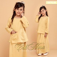 SEDONDON KIDS SERIES BAJU KURUNG KEDAH CIK NORA BY ELLE ZAHRAA PREMIUM COMOCREPE KAIN LIPAT BATIK