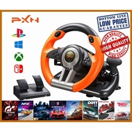 (READY STOCK)PXN V3 PRO 180 DEGREE USB RACING STEERING WHEEL PEDALS PC PS4 XBOX ONE NINTENDO SWITCH(