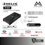 HELIX M SIX - 6-channel car audio amplifier with integrated active crossover
