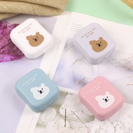 eyeshare Contact lens case Mini Contact Lens Travel Kit Easy Carry Mirror Lense Case