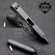 1:2.05 Shell-throwing Glock 18 large metal model gun toy simulation boy alloy grab can not be launch