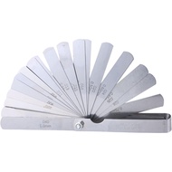 32 Pieces Feeler Gauges 0.001-0.04" (0.03-1.00mm) Tapered Feeler Gauge Set Stainless Steel Thickness