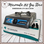 MICROMATIC 202 SINGLE BURNER GAS STOVE / 4C0