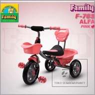 TERMURAH Sepeda anak Family F 763 ALFA // Sepeda roda tiga anak family