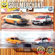 Hot Wheels Premium 2 Pack 73 Holden Monaro GTS 77 Holden Torana A9X