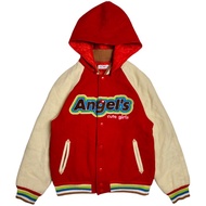 Angel Blue Red Rainbow Varsity