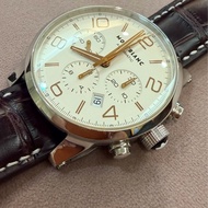 出價就賣｜真品 MONTBLANC 萬寶龍 7069 時間行者 淡香檳金色錶盤 罕見玫瑰金指針時標 計時自動上鍊 男士手錶
