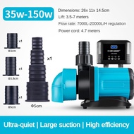 Small Frequency Conversion Bottom Suction Pump Fish Tank Silent Submersible Pump Aquarium Circulatio