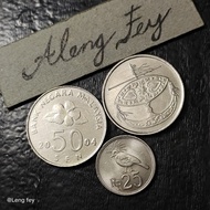 koin Malaysia 50 sen koin asing