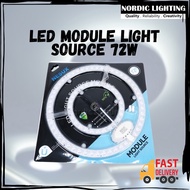 Led Module Light Souce 72W Replacement for Ceiling Light Led Bulb Led Mentol 3 Color ( Ready Stock )