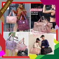 6-1🌟【Murah Sekali】🌟 New Travel Duffle Bag 🌟Waterproof Dry & Wet Gym Bag Sport Beg with Shoe Compartm