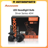 Aozoom LED Headlight Bulb - Silver Series 45W - 6000K H1/H4/H7/H11/9005/9006