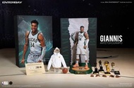 Enterbay 1:6 Giannis 字母哥 GiannisAntetokounmpo NBA Figure