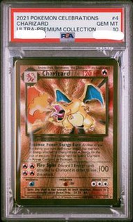 2021 POKEMON CELEBRATIONS ULTRA-PREMIUM COLLECTION #4 CHARIZARD ULTRA-PREMIUM COLLECTION