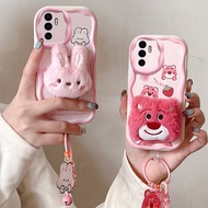 Casing vivo v23e Cute Plush phone case for vivo v23e case bts