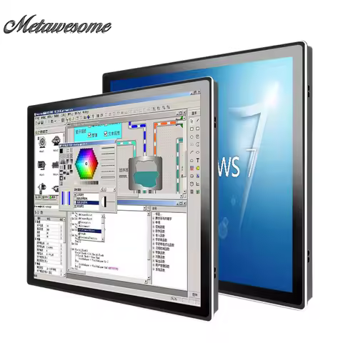 Industrial Computer Front Aluminium PCAP Capacitive Touch Screen All In One Panel PC With Intel Cele