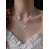 Teman wanita Niche Rekaan Perak Tulen Gaya Wanita Sesuai untuk Fengxiang Lama Kalung Perak Tulen S99