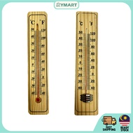 Thermometer (Wood) / hygrometer indoor outdoor Garden House Garage Office Room Jangka Suhu room ther