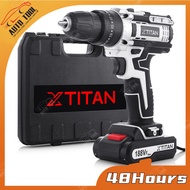 CLC ✧ Original X-TITAN Impact Drill Wall Drill 188VF Lithium Battery Power Tool Cordless Impact Drill/Wrench/Screwdriver