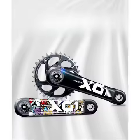 4Pcs SRAM X01 Graffiti Crank Arm Vinyl Stickers Waterproof MTB Crank Decor Bike Mod Parts