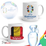 Euro 2024 Mug Cup Belgian Flag Souvenir Euro 2024 Belgium