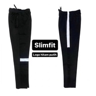SELUAR TRACKSUIT NK ACADEMY SLIMFIT UNISEX (ZIP KAKI)