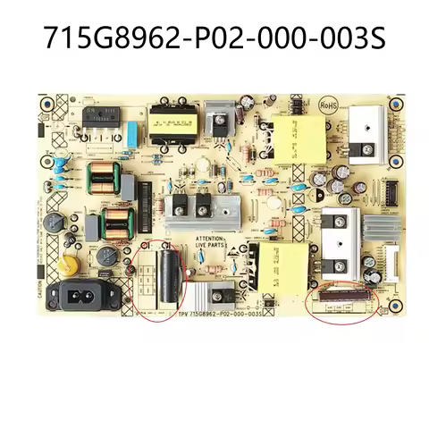 Original Genuine 715G8962-P02-000-003S Power Supply Board 715G8962P02000003S Professional TV Accesso