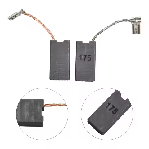 Power Tool Parts Carbon Brushes High Quality Material Keep Your Motor Running Part Replacement HM121