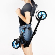 dnqry7 New Aluminum Alloy Foldable Anti-skid Second Wheel Men And Women foot push pedal kick scooter Kids Scooters