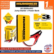 Hummer H3 6000mAh Jumper Starter + Power Bank