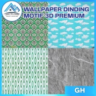 Aesthetic/ Wall Paper 3D/ Wall Paper Motif Wall Paper 45cmx8m