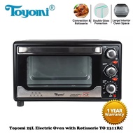 Toyomi 25L Electric Oven with Rotisserie TO 2311RC