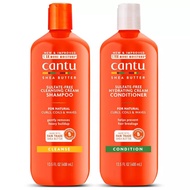[ iiMONO ] Cantu Sulfate-Free Cleansing Cream Shampoo, Cantu Hydrating Cream Conditioner | Co-Wash