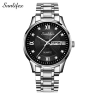 Sunlifex Jam Tangan Pria Dewasa 2022 Anti Air ORI Fashion Business Auto Date Analog Jam Tangan Cowok