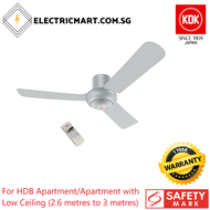 KDK R48SP Ceiling Fan 120cm, 48 inch w/ Remote Control - HDB Approved