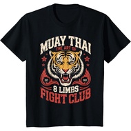 Muay Thai Fighter Tiger 8 Limbs Boxing T-Shirt